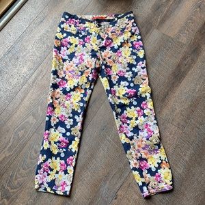 Cartonnier-Anthropology Floral cropped pants